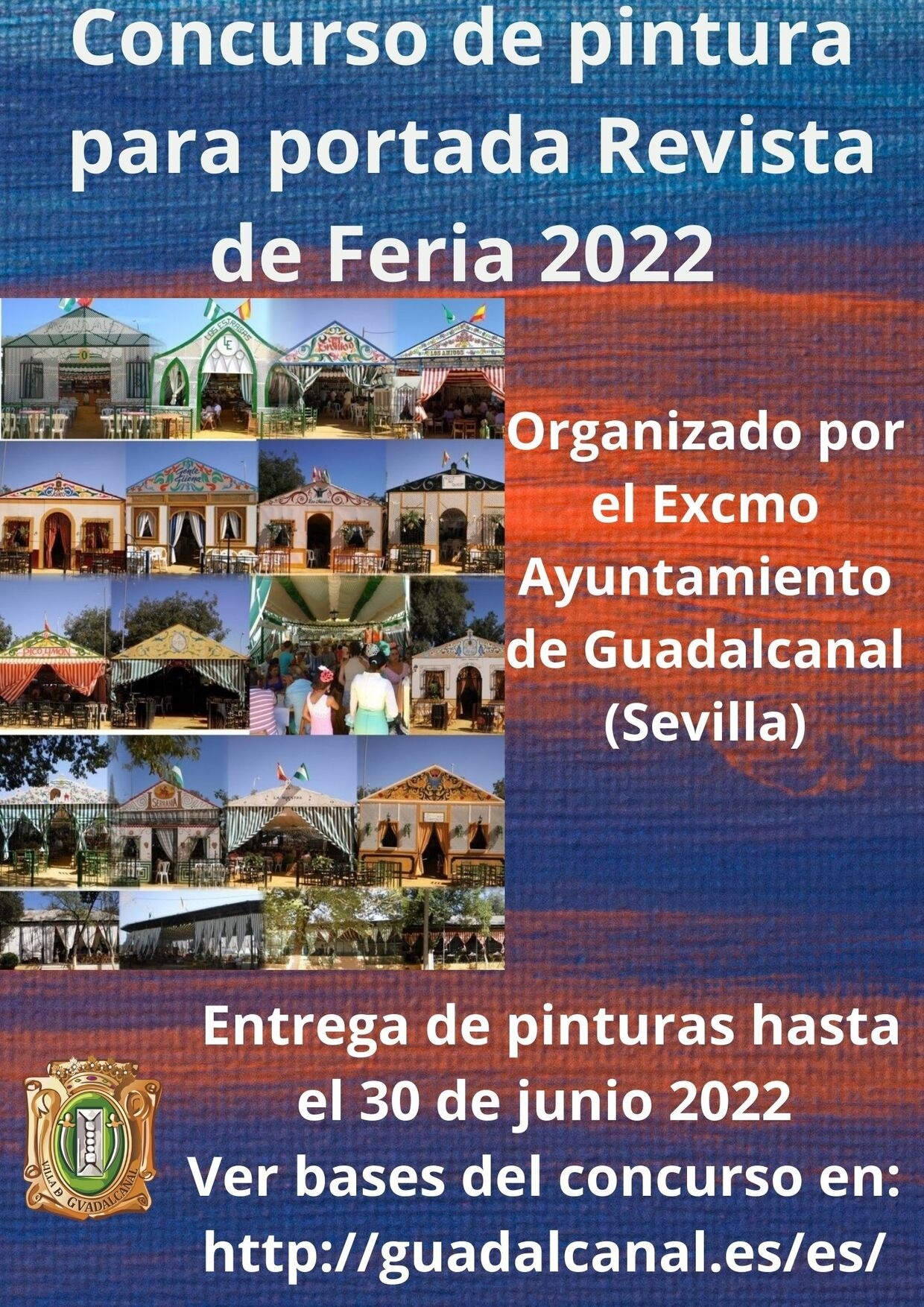 Cartel pintura portada Revista Feria 2022 Guadalcanal