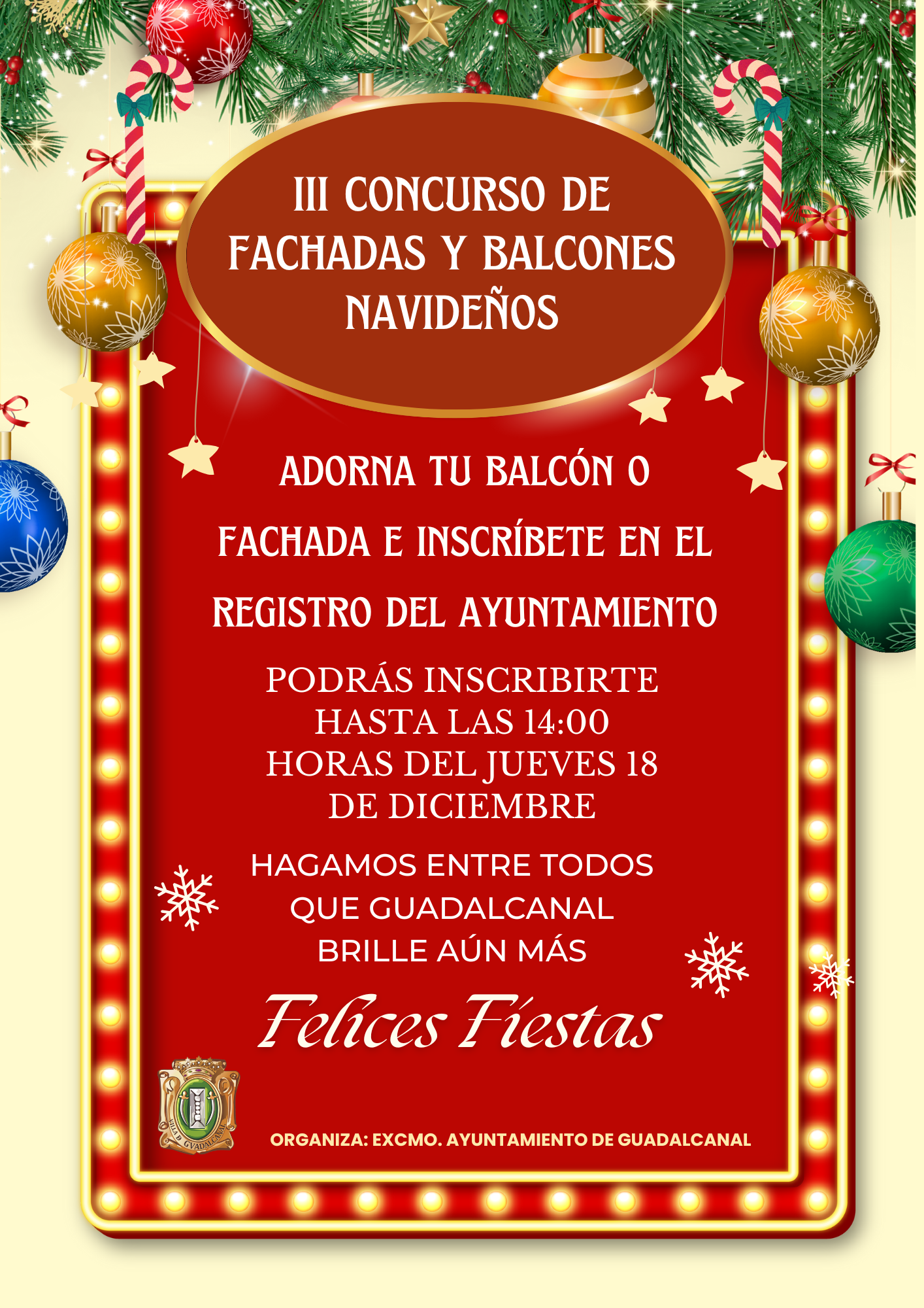 III Cartel Concurso Fachadas y Balcones 2025